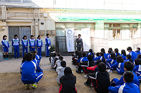 東京都教育委員会の方のボランティア活動についてのお話も